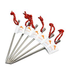 TOAKS　正規代理店　アウトドア　軽量化　チタンネイルペグ　６本　PEG-06
