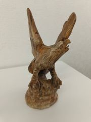 【美品】木彫り　手彫り　フェニックス 不死鳥　phoenix　レア 1体