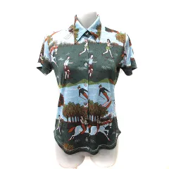 ツモリチサト TSUMORI CHISATO シャツ ブラウス 総柄 半袖 M マルチカラー /YIのサムネイル