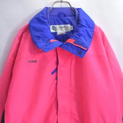 90s Columbia コロンビア Bugaboo ナイロン マウンテンジャケット ヴィンテージ マンパ ビンテージ アウトドア ネオンピンク USA アメリカ古着 メンズXL相当
