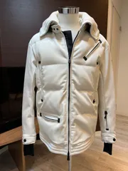 MONCLER モンクレールメンズダウン 白 サイズ3 中古美品