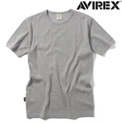 AVIREX 半袖 クルーネック Tシャツ グレー / アヴィレックス 丸首 デイリー S/S CREW NECK T-SHIRT アビレックスのサムネイル