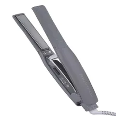 テスコム ヘアアイロン ストレートアイロン プロテクトイオン 15mm 海外対応 温度調整/ロック/メモリー機能 自動OFF 開閉ロック NIS300A ラク抜きプラグ Nobby by TESCOM スモーキーグレー NIS300A-H