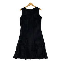 COMME CA DU MODE コムサデモード ノースリーブワンピース size11/ブラック