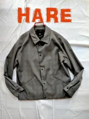 hare グレンチェックジャケット/ブルゾンM 秋の主役