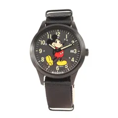 【新品】JAM HOME MADE ジャムホームメイド Disney シークレット ミッキーマウス ミリタリーウォッチ / 腕時計 (SECRET MICKEY WATCH TYPE2) / ブラック 黒 / コラボ ファッション アイテム 小物