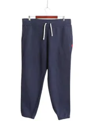 【お得なクーポン配布中!】 ポロ ラルフローレン ポケット付き スウェット パンツ メンズ XL 古着 裏起毛 トレーナー ヘビーウェイト イージーパンツ ワンポイント 紺