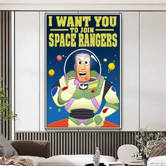 ☆輸入☆バズ　BuZZ ポスター　(キャンバステイスト)