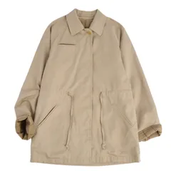 美品 Vintage バーバリー Burberrys コート 一枚袖 ステンカラーコート バルマカーンコート 裏チェック 英国製 アウター レディース 6(S相当) ベージュ