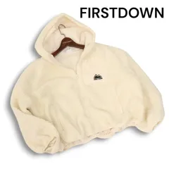 FIRST DOWN ファーストダウン 秋冬★ ボア フリース ジャケット ジップアップ パーカー Sz.LL レディース 大きいサイズ