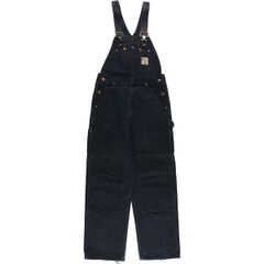 古着 カーハート Carhartt ダブルニー ダック オーバーオール メンズw30相当/eaa471987