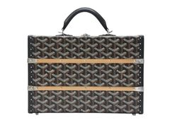 新品同様 GOYARD ゴヤール パラスMM トランクバッグ 定価1,012,000円 ブラック PVC レザー ハンドバッグ 中古 4b007706