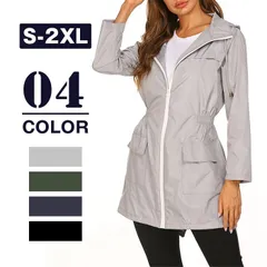 レインコート レディース 自転車 パーカー フード付き ジャケット ウインドブレーカー 合羽 カッパ 大きいサイズ おしゃれ カジュアル 濡れない 雨具 防水 防風 軽量 ミリタリー 女性 ママ 災害 防災 登山 yibailian01