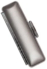 新品 夢翔菱 シルバー印鑑ケースSサイズ 10.5mm/12mm 朱肉付き おしゃれでかわいい印鑑ケース 携帯性 耐久性 認印ケース 銀行印ケース 実印ケース小
