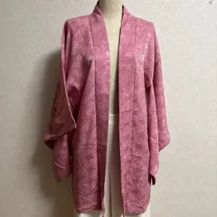 き84○羽織 アンティーク 着物リメイク レトロ 昭和レトロ　ハギレ　絞り