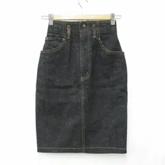 ケンゾー KENZO Jeans スカート ひざ丈 タイトスカート デニム 綿 インディゴ ブルー 60cmのサムネイル