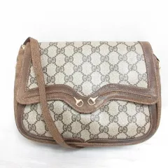 【中古】グッチ GUCCI オールドグッチ ショルダー バッグ GG スプリーム ホースビット 斜め掛け ヴィンテージ ☆AA★ グッチ GUCCI オールドグッチ ショルダー バッグ GG スプリーム ホース