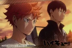 【中古】ポストカード(キャラクター) 日向翔陽＆影山飛雄 ポストカード 「ハイキュー!!」 J-WORLD フード購入特典