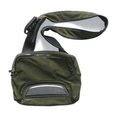 【1999fw】miumiu mesh rubber olive khaki shoulder bag archive 90s