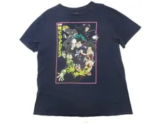 MY HERO ACADEMIA ヒロアカ プリントTシャツ L 紺 USAアニメ古着 - メルカリ