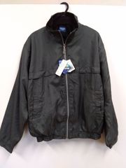 【新品未使用】あったか裏フリースジャンパー　防寒アウター　撥水加工　Mサイズ　チャコール