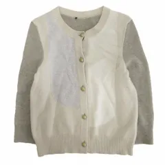 CHANEL シャネル 11B カシミヤ100% ニット カーディガン トップス ベージュ ホワイト レディース CHANEL シャネル 11B カシミヤ100% ニット カーディガン