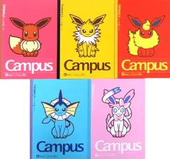 【中古】ノート・メモ帳 A.EIEVUI COLLECTION2017 キャンパスノートドット入りA罫5冊パック 「ポケットモンスター」 ポケモンセンター限定