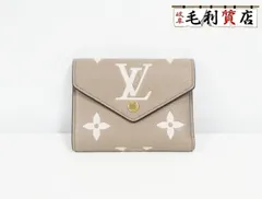 ルイヴィトン LOUIS VUITTON ポルトフォイユ･ヴィクトリーヌ モノグラムアンプラント M81861 極上美品 財布