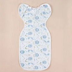 ☆ てんき ☆ M ☆ 安眠おくるみ スワドル コットン ykswaddle3 ベビー おくるみ 赤ちゃん 着るおくるみ 手が出せる スワドル スリーパー スワドリング 足が出ない 新生児 安眠 快眠 モロー反射 寝袋 ぐずり 出産祝い プレゼント