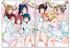 【中古】クリアファイル Aqours Thank you. FRIENDS!!A4クリアファイルセット(2枚組) 「ラブライブ!サンシャイン!!」