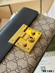 【今日特価】Gucci Padlock Small Square Bag - グッチ パドロック 小さな角バッグ?高級感溢れるクラシックな小牛皮バッグ?送料無料