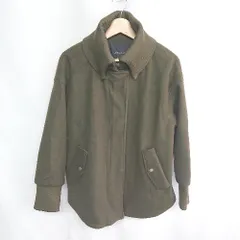 ◇ YECCA VECCA イェッカヴェッカ 厚手 秋 冬 ジップアップ カジュアル 長袖 ジャケット サイズF カーキ レディース E  【1408060064489】
