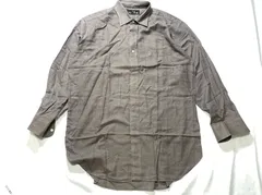 【213103】dunhill ダンヒル  長袖シャツ　チェック柄　コットン100％　クリーニング済み　サイズ16　321/2 メンズ  ・ ブラウン系