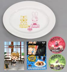 [중고] 접시·보울 호랑이 & 토끼 호랑이와 토끼의 마스코트 미니 버거 디쉬 [Cafe & Bar 캐릭터 클로 feat. 극장판 TIGER & BUNNY -The Rising-]