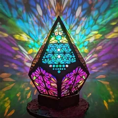 ナイトライト テーブルライト ムードランプ フロアランプ カラフル プロジェクション 投影 LED USB ポップ おしゃれ かわいい カッコイイ プレゼント リビングルーム 寝室 ベッドルーム 子供部屋 ベッドサイド 卓上 デスク テーブル 棚 パーティー
