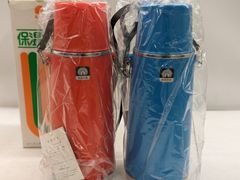 B09　昭和レトロポップ 孔雀印 ピーコック 水筒 魔法瓶 ２本セット デッドストック品