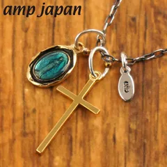 【新品】amp japan アンプジャパン エポキシ マリー ＆ クロス ネックレス シルバー925 チェーン付き 聖母マリア クロス 十字架 日本製 AMP JAPAN 13AD-286【正規品】