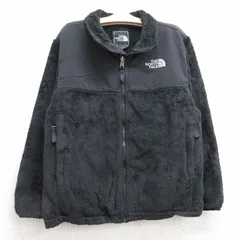 古着 ノースフェイス 長袖 フリース デナリ ジャケット キッズ ボーイズ 子供服 ワンポイントロゴ 黒 ブラック spe 25feb01