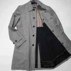 【良品★XL】ポールスミス  ステンカラーコート　ライナー付　マルチストライプ 人気品 ポールスミス ステンカラーコート ライナー付 XL マルチ