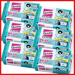 【特価セール】【まとめ買い】クイックル トイレクイックル つめかえ用 大容量 ミント 20枚入 × 6個 99%除菌 24時間抗菌