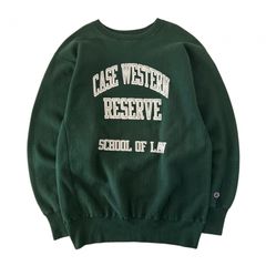 XXL 90s 90年代 USA製 アメリカ製 Champion チャンピオン リバースウィーブ reverseweave ビックサイズ オーバーサイズ カレッジロゴ アーチロゴ アーチプリント 緑 グリーン