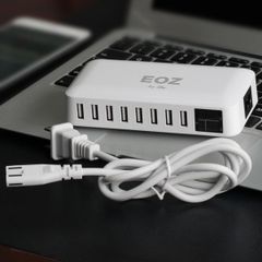 【公式】【新品】EoZ USB急速充電器 60W 8ポート ボルト＆アンペア表示
