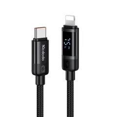 【在庫処分】to ライトニングケーブル 36W PD急速充電 USB-C バッテリー残量表示 i-Phone 14ケーブル 高速データ転送 アルミ合金シェル 高耐久ナイロン編み Type-C Mcdodo ライトニングケーブル light-ningケーブル ス