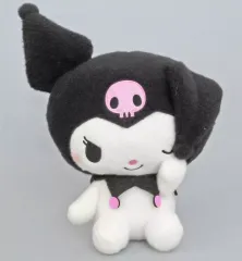 【中古】ぬいぐるみ クロミ かおかくしBIGぬいぐるみ 「マイメロディ・クロミ」