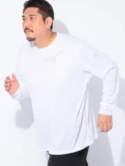 MIZUNO (ミズノ) Pure Hyper ドライ ロゴプリント クルーネック 長袖 Tシャツ