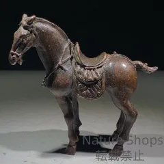 銅製:台付静馬置物 2025年最新】馬置物 銅器の人気アイテム - メルカリ