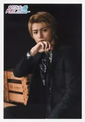 【中古】生写真(男性) 超特急/タカシ(松尾太陽)/膝上・座り・衣装黒・左向き・右手口元・背景黒/「超特急 2017 SUMMER FES GOODS」生写真 第30弾