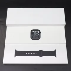 ITURLVUJ40JS 新品未使用品 Apple Watch アップルウォッチ Series 10 GPSモデル 46mm MWWQ3J/A ジェット ブラックスポーツバンド