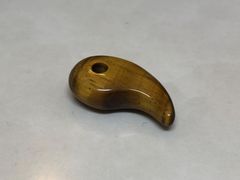☆★数量限定★☆　天然石タイガーアイ勾玉（まがたま）Mサイズ　5個まとめ売り