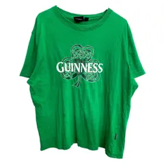 GUINNESS 半袖 プリント Tシャツ Ｌサイズ ギネス グリーン コットン 古着卸 アメリカ仕入 t2503-3189